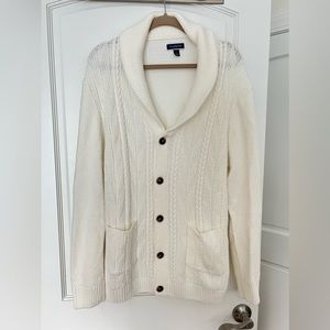 Men’s Off-White Large Club Room Knit Sweater